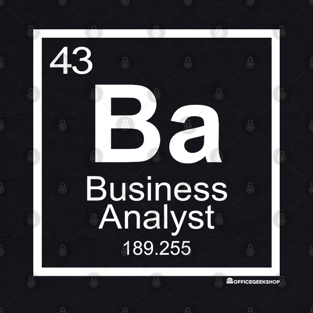 BUSINESS ANALYST ELEMENT by officegeekshop